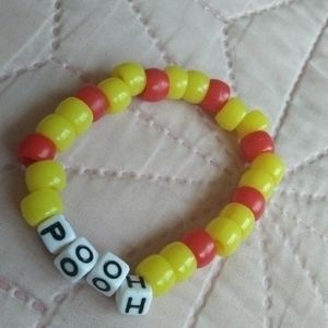 Homemade Winnie The Pooh Disney Kandi Bracelet
